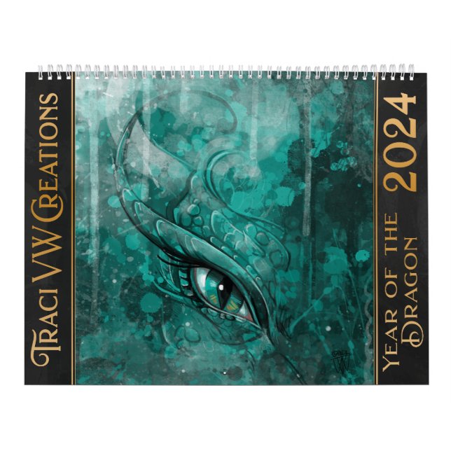 Year of the Dragon Art Calendar (Cover)