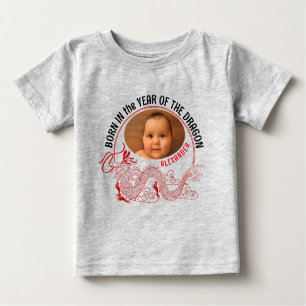 Year Of The Dragon Baby foto with name Baby T-Shirt