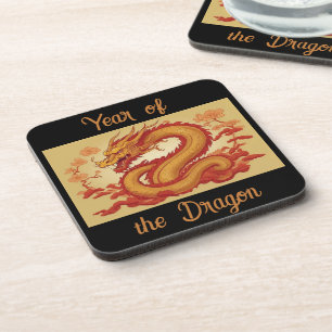 Year of the Dragon Beverage Coaster