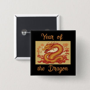 Year of the Dragon Button