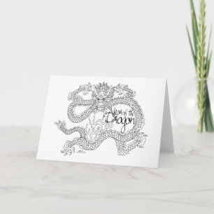 Year of the Dragon Card