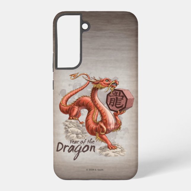 Year of the Dragon Chinese Zodiac Art iPhone Case (Back)