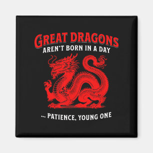 Year Of The Dragon - Chinese Zodiac Inspirational Magnet