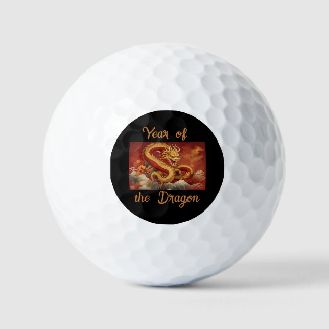 Year of the Dragon Golf Ball  (Front)
