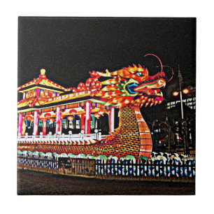Year of the Dragon in San Francisco Ceramic Tile