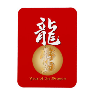 Year of the Dragon rectangle Magnet