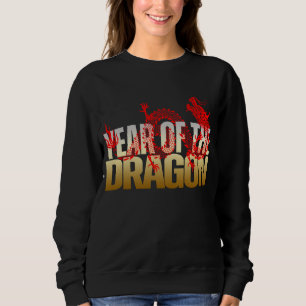 YEAR OF THE DRAGON RED GOLD SWEATSHIRT