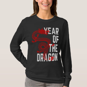 Year of the Dragon red white T-Shirt