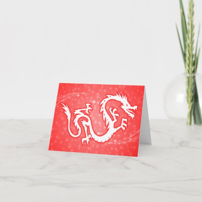 year of the dragon starshine holiday card (Front)