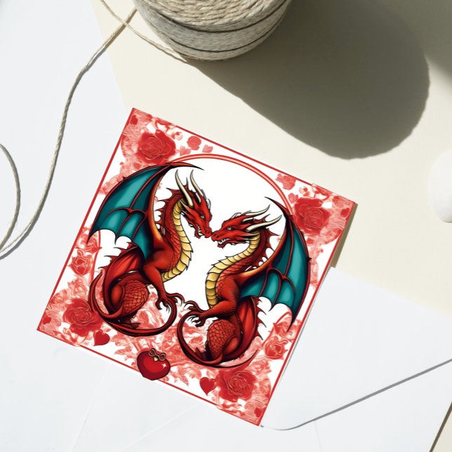 Year of the Dragon Valentine's Day or All Occasion Holiday Card (Creator Uploaded)