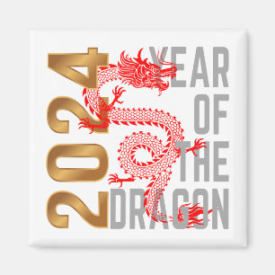 Year of the Dragon Year 2024 Chinese zodiac Magnet