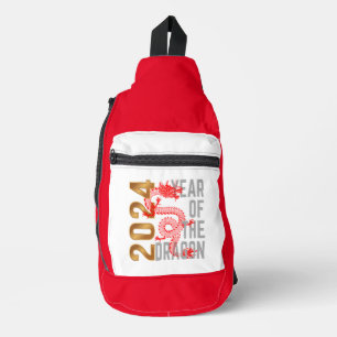 Year of the Dragon Year 2024 Chinese zodiac Sling Bag