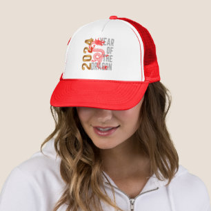 Year of the Dragon Year 2024 Chinese zodiac Trucker Hat