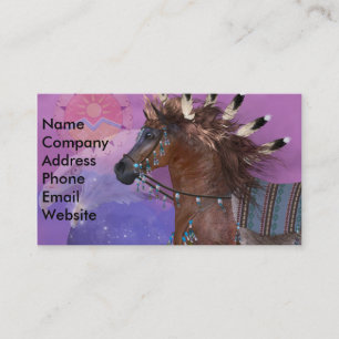 Year of the Eagle Horse Business Card