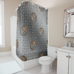 Year of the Earth Rabbit Shower Curtain