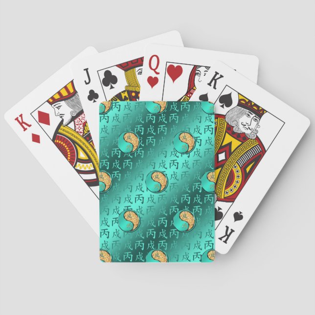 Year of the Fire Dog Playing Cards (Back)