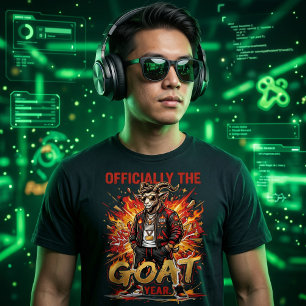 Year Of The Fire Goat 2027 Greatest Of All Time T-Shirt