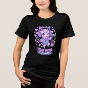 Year Of The Fire Goat 2027 Lunar New Year Zodiac Tri-Blend Shirt