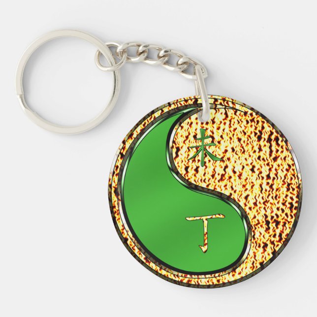 Year of the Fire Goat Key Ring (Front)