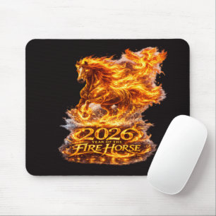 Year of the Fire Horse 2026 Mouse Pad