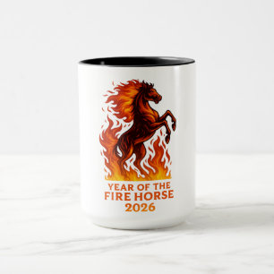 Year of the Fire Horse 2026 Mug