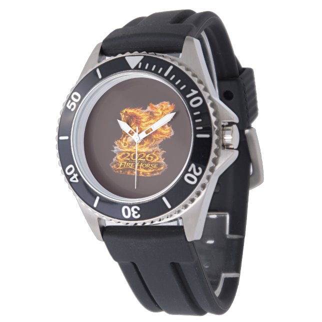 Year of the Fire Horse 2026 Watch (Angled)