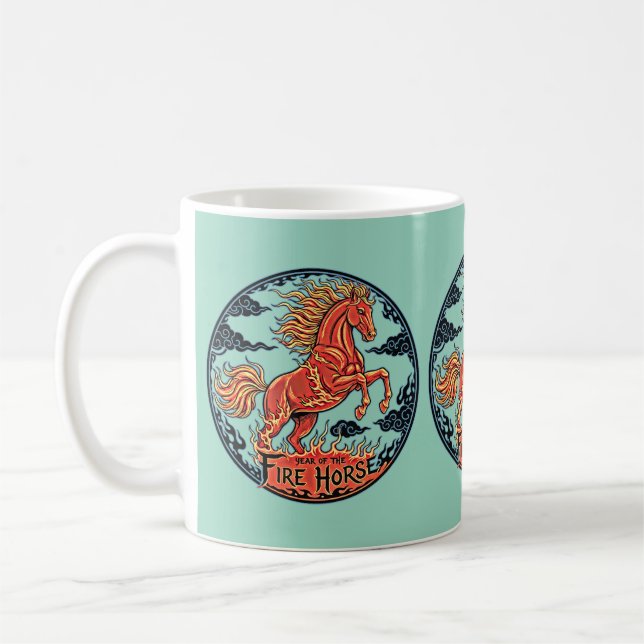 Year of the Fire Horse Mug (Left)