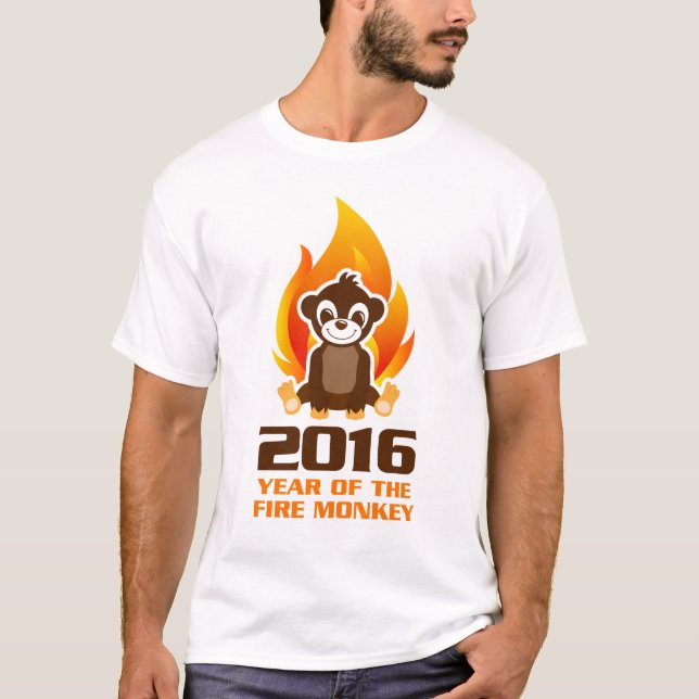 Year of the Fire Monkey T shirt (Front)