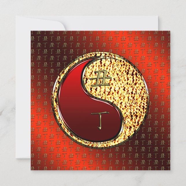 Year of the Fire Ox Card (Front)