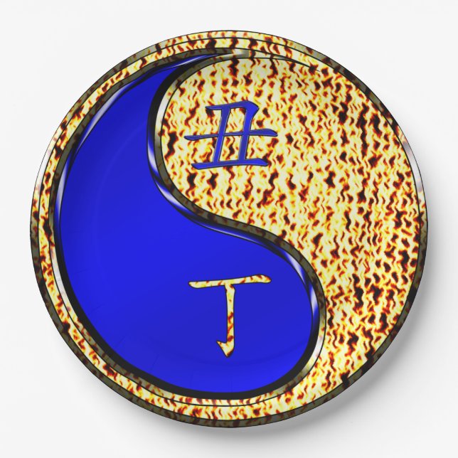 Year of the Fire Ox Paper Plate (Front)