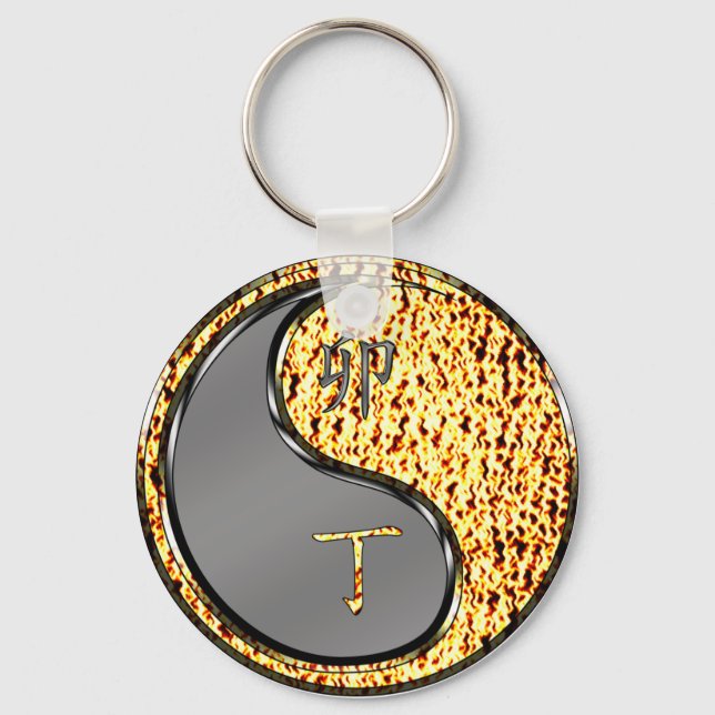 Year of the Fire Rabbit Key Ring (Back)