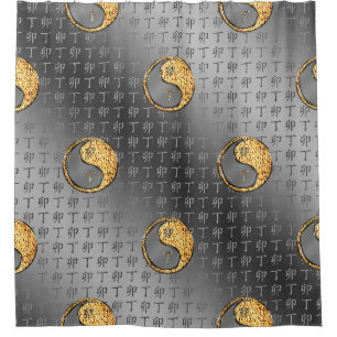 Year of the Fire Rabbit Shower Curtain