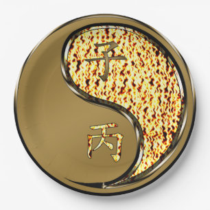 Year of the Fire Rat Paper Plate