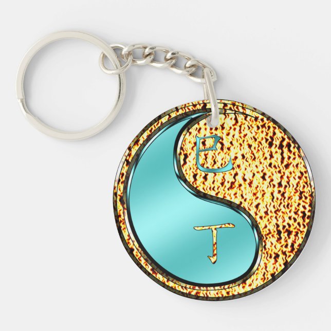 Year of the Fire Snake Key Ring (Front)