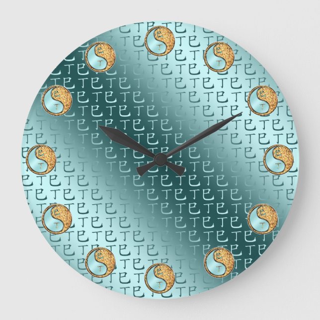 Year of the Fire Snake Large Clock (Front)