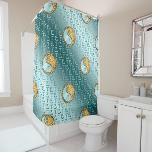 Year of the Fire Snake Shower Curtain