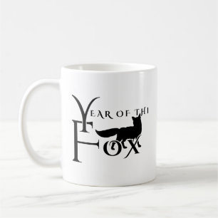 Year of the fox coffee mug