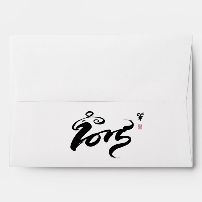 Year of the Goat 2015 Lucky Envelopes (Back (Top Flap))