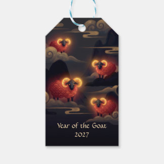 Year of the Goat 2027 Gift Tags