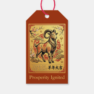 Year Of The Goat 2027 Lucky Tag Lunar New Year