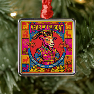 Year Of The Goat 2027 Lunar New Year Ornament