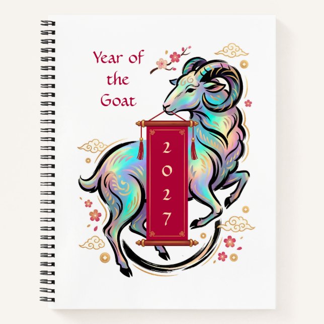 Year of the Goat 2027 Notebook (Front)