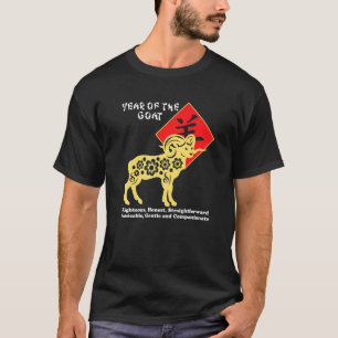 Year Of The Goat Chinese Zodiac Lunar New Year Men T-Shirt