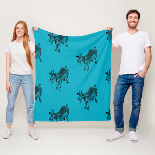 Year of the Goat Fleece Blanket