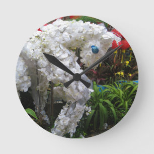 Year of the Horse   春節馬 ... Chinese Flower T Round Clock