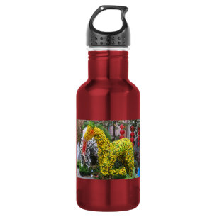 Year of the Horse   春節馬 ... Chinese Flower Topiary 532 Ml Water Bottle