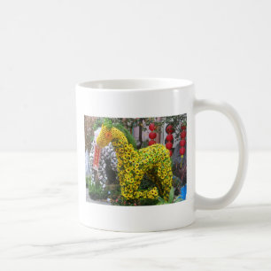 Year of the Horse   春節馬 ... Chinese Flower Topiary Coffee Mug