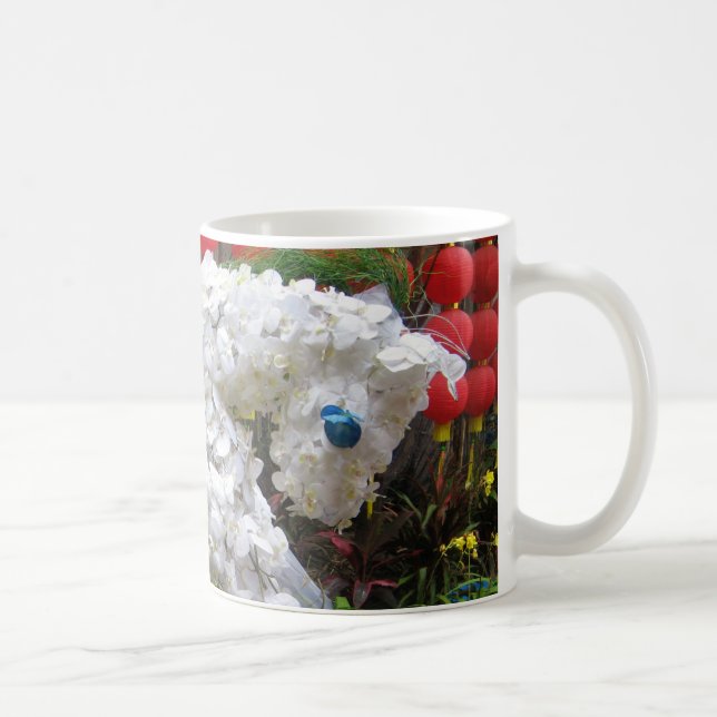 Year of the Horse | 春節馬 ... Chinese Flower Topiary Coffee Mug (Right)