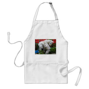 Year of the Horse   春節馬 ... Chinese Flower Topiary Standard Apron