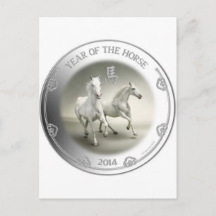 YEAR OF THE HORSE 2014 HOLIDAY POSTCARD